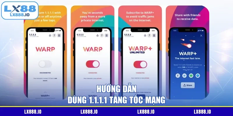 Hướng dẫn dùng 1.1.1.1 tăng tốc mạng